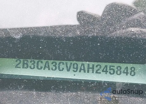 2010 Dodge Charger Sxt from USA, damaged, VIN 2B3CA3CV9AH245848